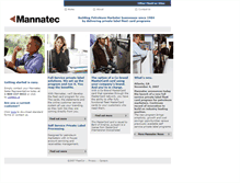 Tablet Screenshot of mannatec.com